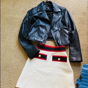 Portmans Idolise Leather Biker Jacket size S